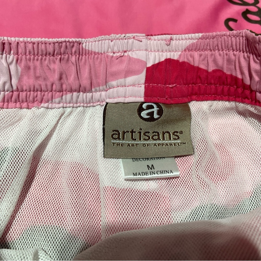 Girls Medium Cabela’s Swim Board Shorts And Rash guard Pink Camo - Picture 3 of 11